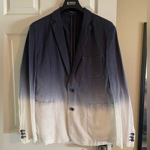 Paisley & Gray Men's Navy and White Gradient Blazer